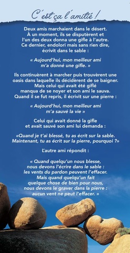 [CRT-31CT019] Carte texte 10.5x21cm + enveloppe - C'est ça l'amitié