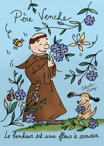 [CRT-31MOCS014] Kaart 'Moineaux' - 10,5x15cm - Père Venche ...