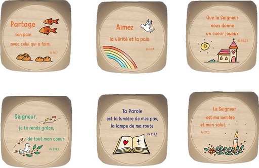 [DBL-41CJ01] Kinderwürfel 39mm/farbig - mod. série A - Lumière