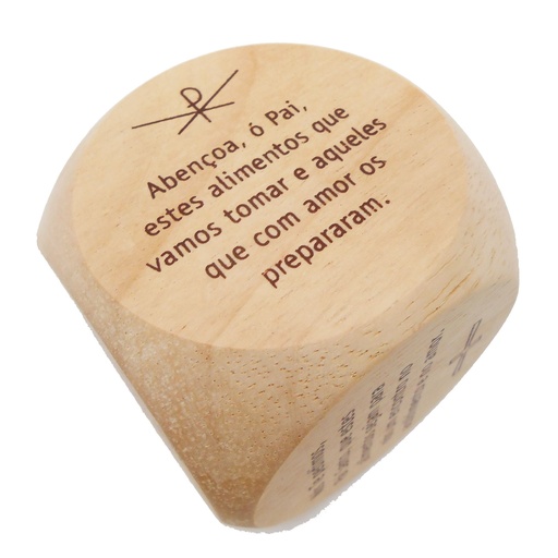 [DBL-52TABPOR] Dé de prières Bénédicité - Portugais
