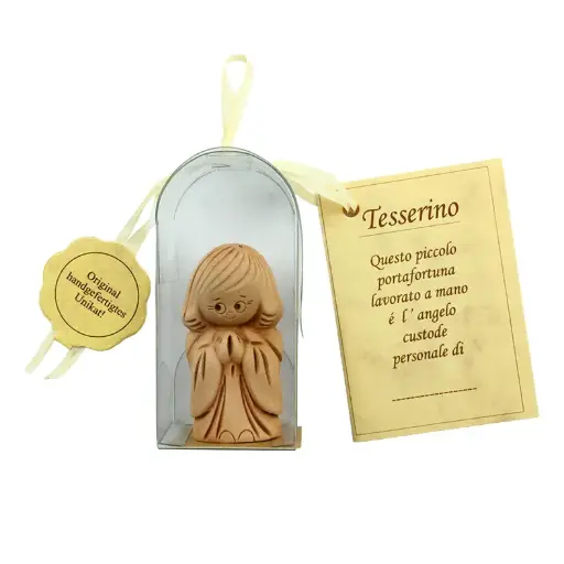 [ENG-018990IT] Schutsengel terracotta/Italiaans