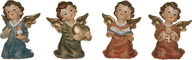 [ENG-80E805] Angel - polystone H 5cm/ assorted colours