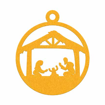 [GIR-82BOULE6] CRECHE 6 CM