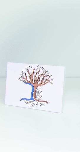 [GIR-82CA1] CADRE ARBRE DE VIE 12*15 CM