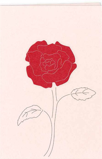 [GIR-82CDDESCV8] CARTES DOUBLES DESSINS ROSE