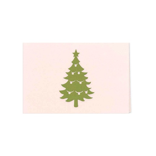 [GIR-82CDDESN11] CARTES DOUBLES DESSINS NOEL SAPIN