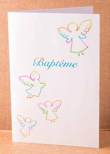 [GIR-82CDIBAT1] CARTE DOUBLE BAPTEME