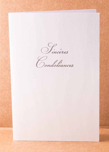 [GIR-82CDICONDO9] CONDOLEANCE 9