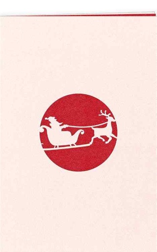 [GIR-82CDLN2] CARTES DOUBLES LUCARNE PERE NOEL
