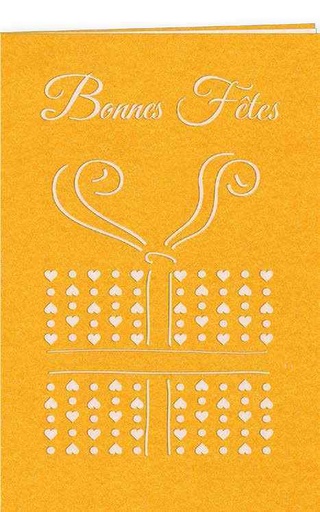 [GIR-82CDPTN4] CARTES DOUBLES PETITS TROUS CADEAU