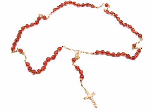 [GIR-82CHAPM5] CHAPELET MURANO CORAIL