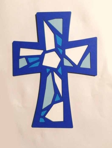 [GIR-82CROIX 4] BLEU BLEU