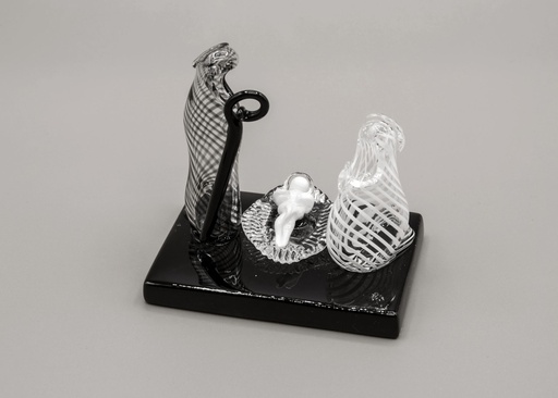 [GIR-82MC2] MURANO CRECHE  5.5*7.5CM