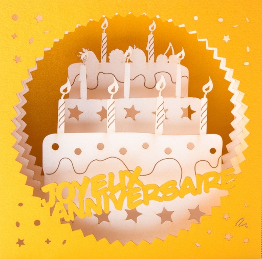 [GIR-82POPC52] GATEAU ANNIVERSAIRE