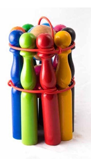 [GIR-82Q05] Q05 QUILLE HAUTEUR 19CM 2 BOULES 60MN