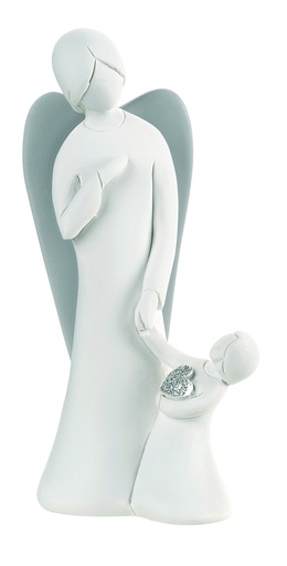 [GIR-82REA4] ANGE GARDIEN GRIS 12 CM ME 1701/G