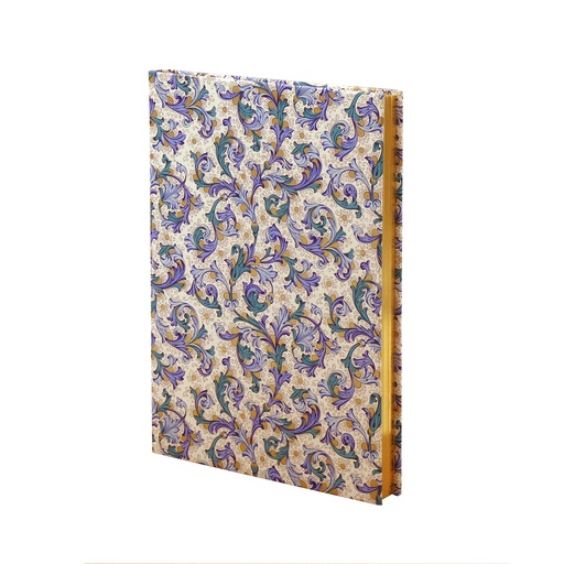 [GIR-82RO NBB 014] CAHIER RIGIDE TRANCHE DOREE 15*21 CM