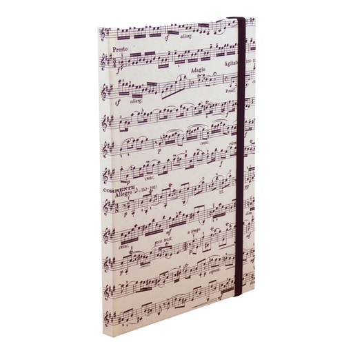 [GIR-82RO NBB V20] CAHIER RIGIDE TRANCHE DOREE 15*21 CM
