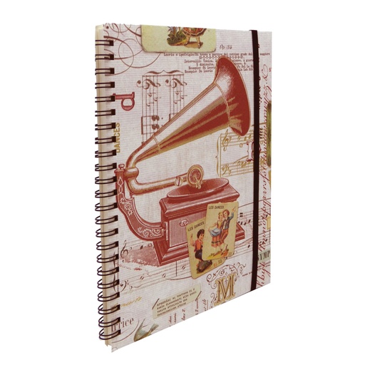 [GIR-82RO NBC 008] CAHIER SOUPLE SPIRALE 15*21 CM
