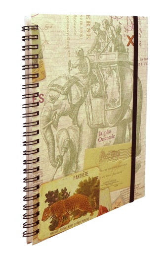 [GIR-82RO NBC 009] CAHIER SOUPLE SPIRALE 15*21 CM
