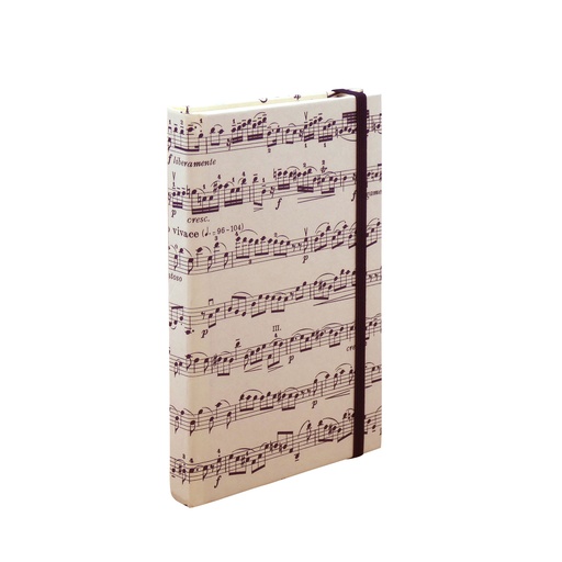 [GIR-82RO NBE V20] CAHIER RIGIDE AVEC ELASTIQUE 10,5*15 CM