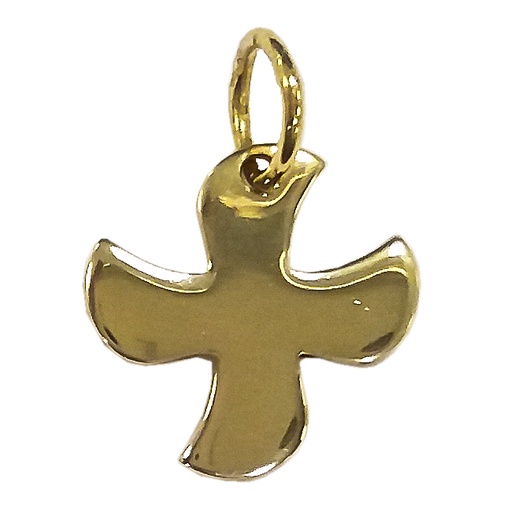 [HKP-48M3136] Cross gold plated 'Taize' - 16mm