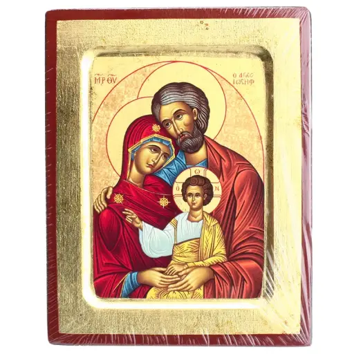 [IKO-13D2FAM] Icône sériegraphie/bord - Ste Famille (130x170mm)