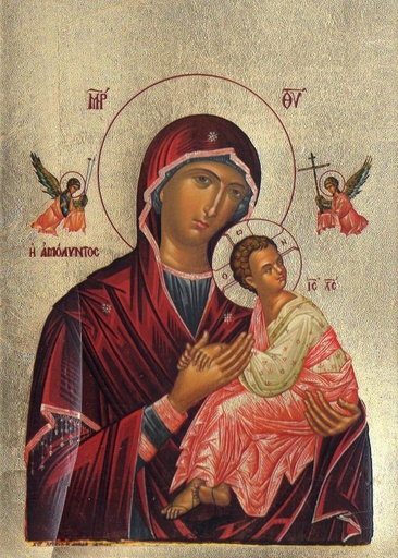 [IKO-35L1ADB] Papierdruck - Madonna der Passion (65x95mm)