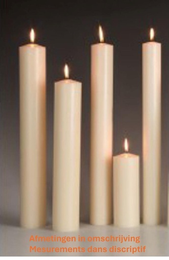 [KAA-20AK80600] Cierge d'autel 80/600mm