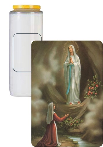 [KAA-20NVWTALO] Bougie Neuvaine Apparition Lourdes