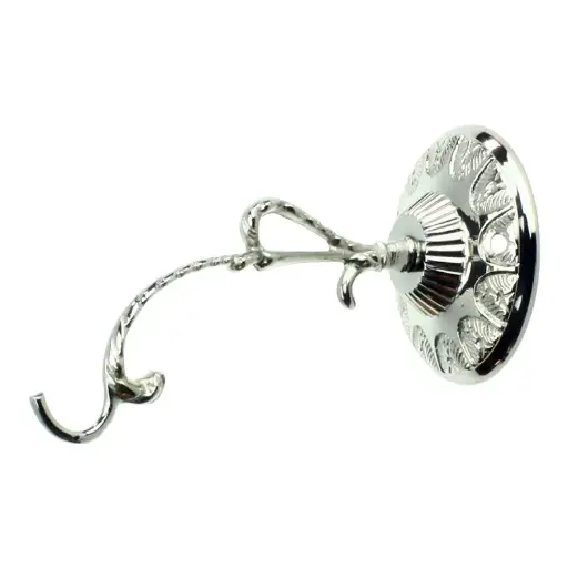 [KAN-14EWL330HN] Haak voor Godslamp 330 nikkel - L 14cm