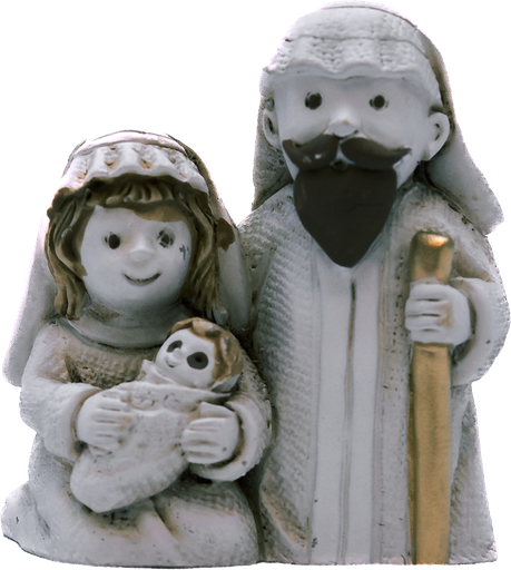 [KGR-35FAM84] Blokgroep kunsthars/gebroken wit H 5,5cm