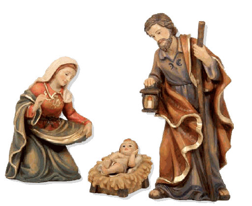 [KGR-47K042] Heilige Familie (4-delig) polystone - H 20cm