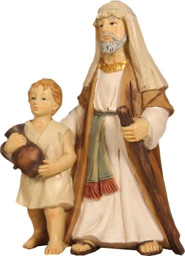 [KGR-47K182-52] Garde Du Temple Avec Enfant - Groupe 9cm 