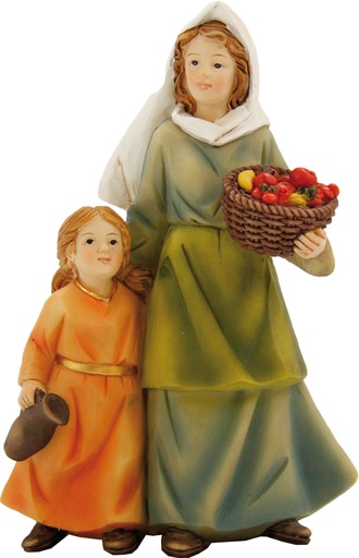 [KGR-47K182-64] Mother With Child - Group 9cm 