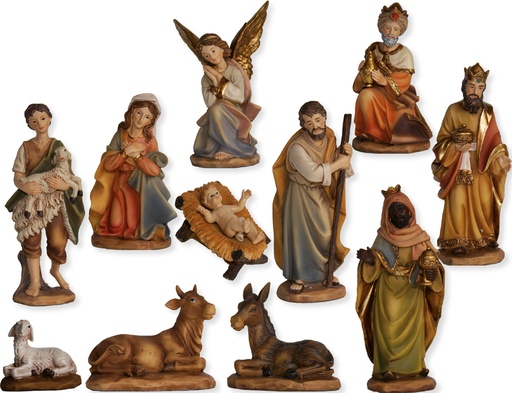 [KGR-47K187] Santons en résine 'Marc-collection - 12-pièces - H 30cm 