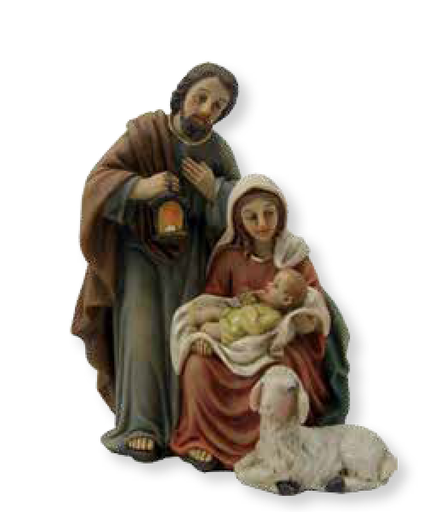 [KGR-47K433] Holy Family, Nativity Block - H 9,7cm