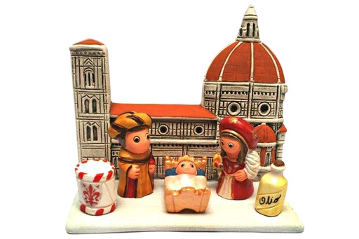 [KGR-85FIR] Kerstgroep "Firenze" - 7x9cm
