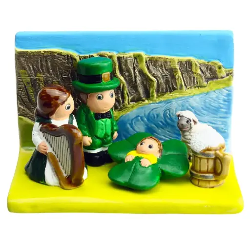 [KGR-85IER] Kerstgroep "Ierland' - 7x9cm