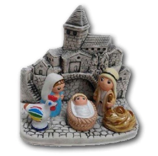 [KGR-85MDR] Crèche du monde 'Madeire' - 7x9cm