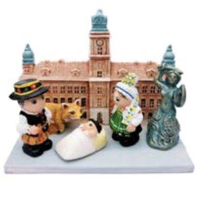 [KGR-85POL] Crèche du monde 'Pologne' - 7x9cm