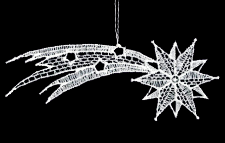 [KST-02M18] Lace hanger - Star tail - 9cm