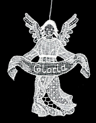 [KST-02M9] Lace hanger - Gloria angel - 9cm