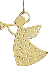 [KST-62M11] Decotrumpet angel gold - 5x9cm