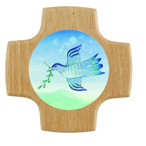 [MRL-810056] Kreuz Friedenstaube (85x85mm)