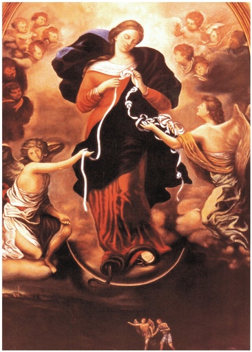 [PST-95MQNFR] Poster Marie qui défait les noeuds - 22x29cm/avec prière