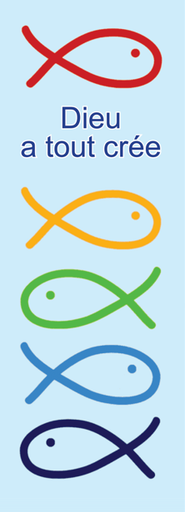 [SGC-21SC088] Signet communion - 5,5/15cm - Dieu a tout créé