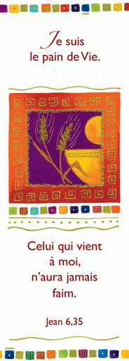 [SGC-21SC091] Signet communion - 5,5/15cm "Je suis le pain ..."