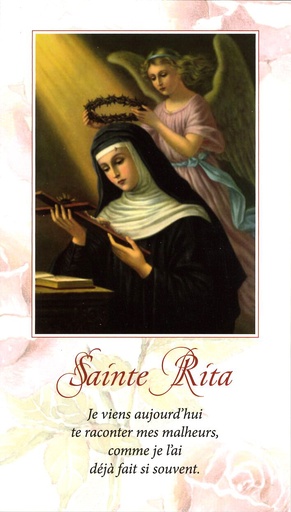 [SGN-21SP101RI] Gebedskaart Sainte Rita, je viens... - SP101RI