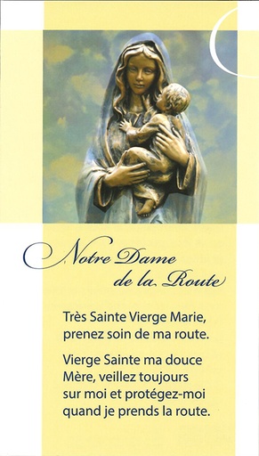 [SGN-21SP106] Gebedskaart Notre Dame de la Route/FR - SP106